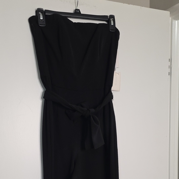 1. State Black Strapless Jumpsuit - Picture 2 of 8